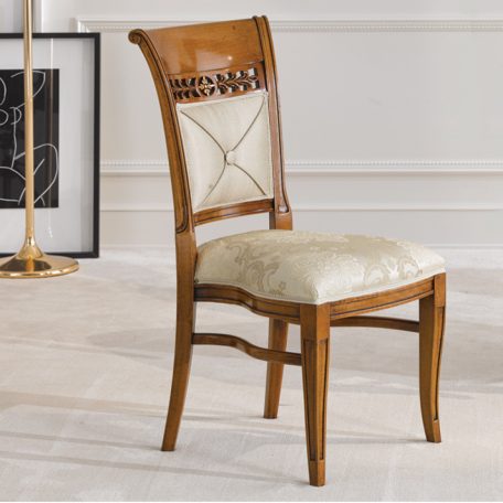 Erica 1033-I kárpitozott rakásolható szék nyers bútor váz
