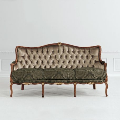 Esmeralda 319-A három üléses kárpitozott kanapé nyers bútor váz