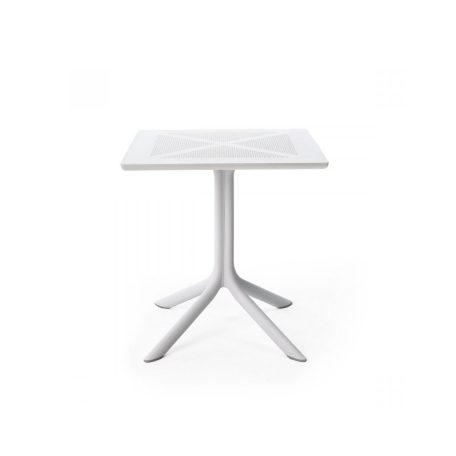 Nardi ClipX 70 fehér kerti asztal
