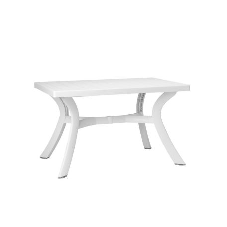 Nardi Toscana 120x80 kerti asztal fehér színben