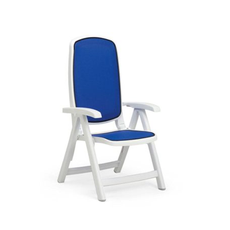 Nardi Delta fotel fehér-kék színben
