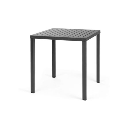 Nardi Cube 70 x 70 cm antracit szürke kültéri asztal